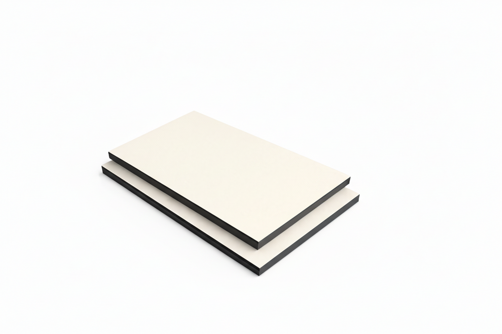 HPL structuur plaat RAL 9001
