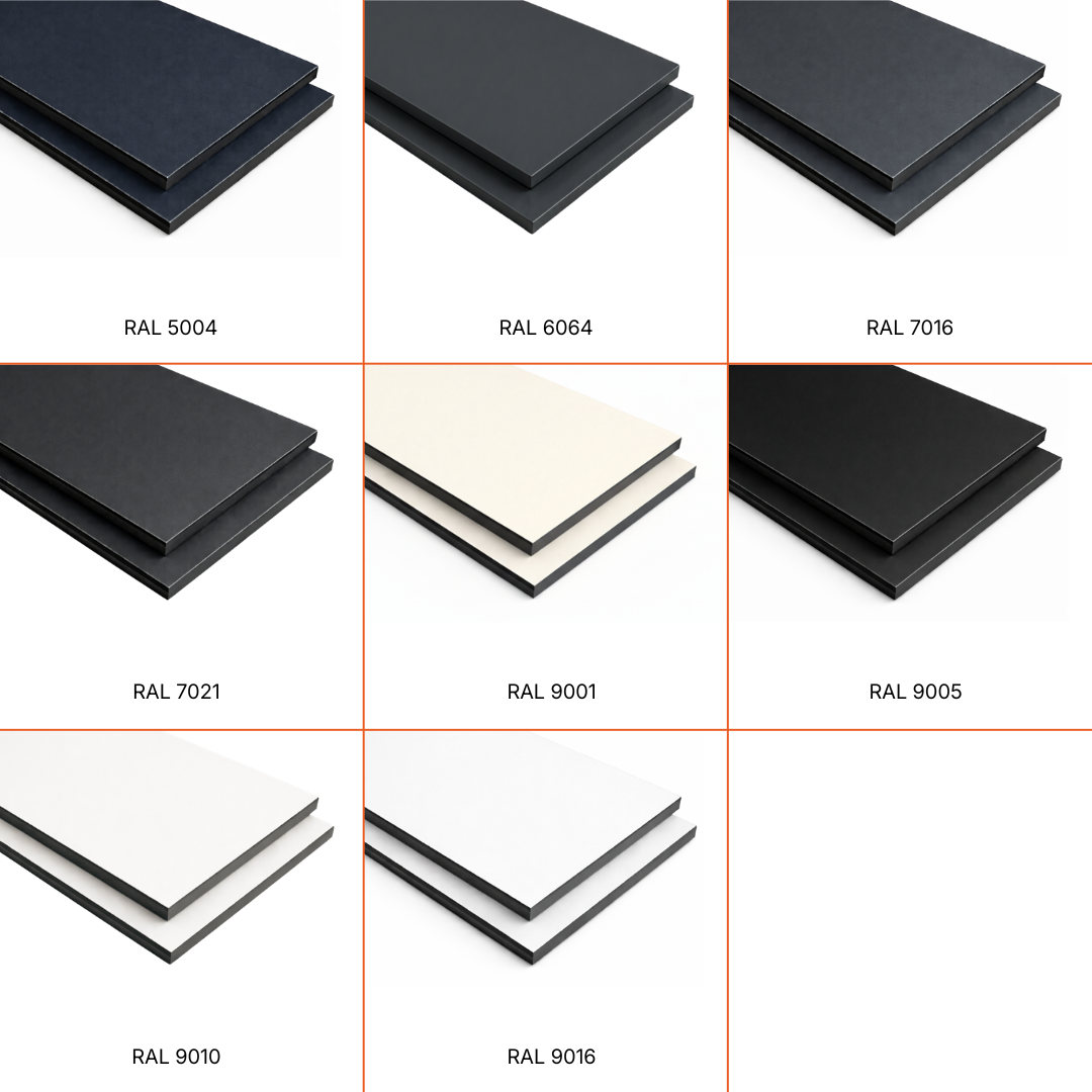 HPL structuur sample plaat